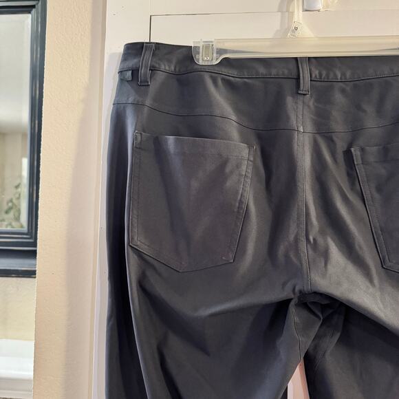 Lululemon ABC Pant Slim Warpstreme Obsidian Pockets Size 34 - Picture 7 of 8